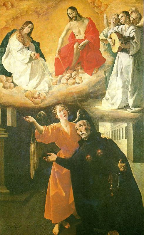 Francisco de Zurbaran the blessed alonso rodriguezas vision